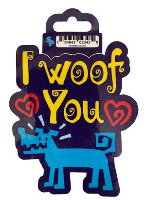 I Woof You Sticker