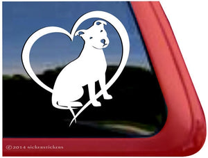 Nicker Sticker Love Pit Bull Terrier