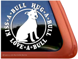 Nicker Sticker Kiss-A-Bull, Hug-A-Bull, Love-A-Bull