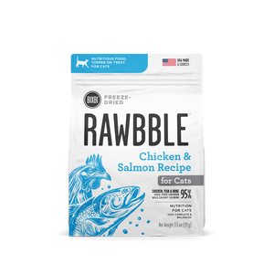 BIXBI RAWBBLE Chicken/Salmon Freeze Dried for Cats