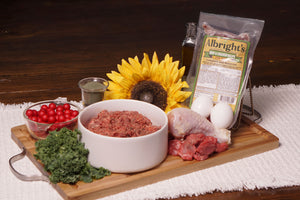 Albright's Raw Dog Food AAFCO Beef Recipe Complete & Balanced