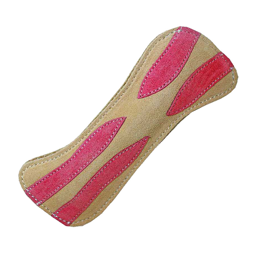 Aussie Naturals Leather & Jute Bacon Dog Toy