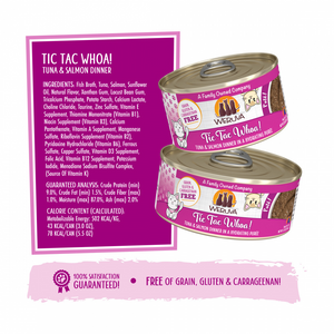 Weruva Classic Cat Pate Tic Tac Whoa! With Tuna & Salmon Canned Cat Food