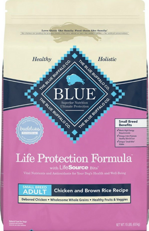 Blue Buffalo Life Protection Formula Small Breed Adult Chicken & Brown Rice Recipe Dry Dog Food