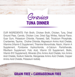 Wellness Natural Grain Free Gravies Tuna Dinner Canned Cat Food