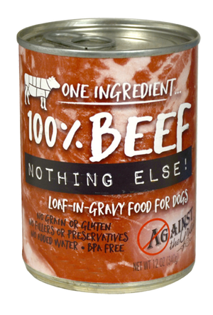 Against the Grain Nothing Else Grain Free One Ingredient 100% Beef Canned Dog Food