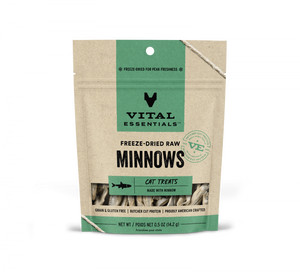 Vital Essentials Vital Cat Freeze Dried Grain Free Minnows Cat Treats