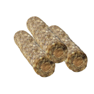 Wild Eats® Water Buffalo 6" Munchy Roll W/Peanut Butter Dog Chew - 3 Pack