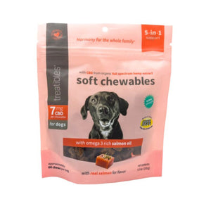 Treatibles Extra Strength Soft Chews 7mg Salmon Flavor