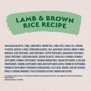 Natural Balance Limited Ingredient Lamb & Brown Rice Recipe Wet Canned Dog Food