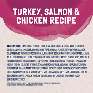 Natural Balance Original Ultra Platefulls Turkey, Salmon & Chicken Recipe Morsels in Gravy Wet Cat Food Pouches