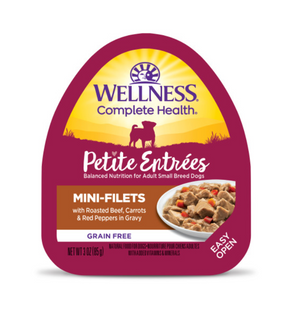 Wellness Petite Entrees Mini-Filets With Roasted Beef, Carrots & Red Peppers in Gravy