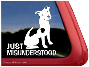 Nicker Sticker Misunderstood Pit Bull