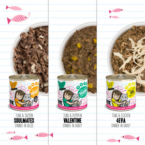 Weruva BFF Grain Free Big Feline Feast Canned Cat Food Variety Pack