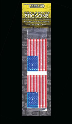 Jogalite Reflective USA Stickers