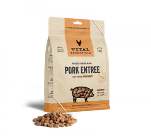 Vital Essentials Vital Cat Pork Mini Nibs Freeze Dried Cat Food