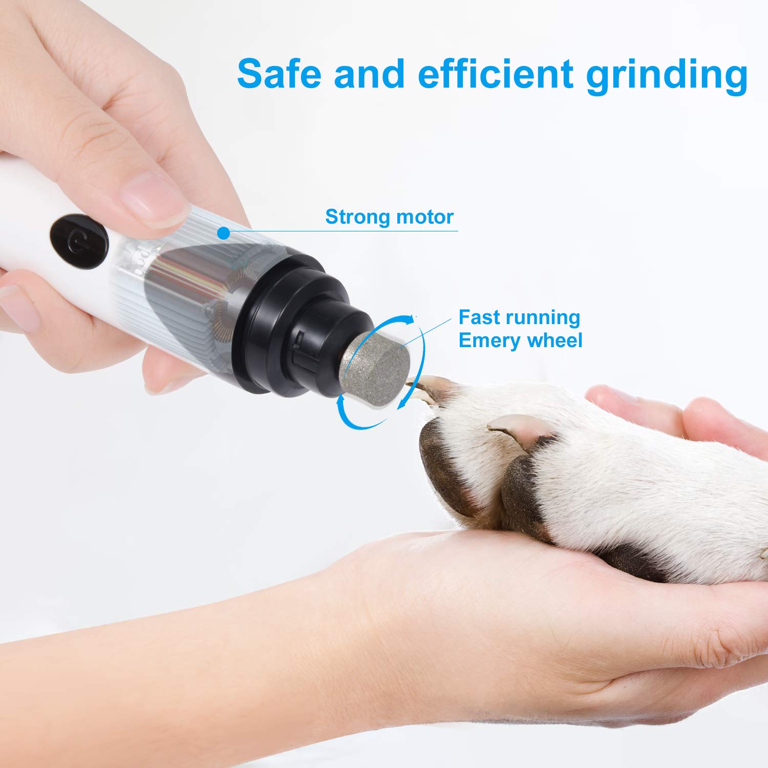 Useeland Dog Nail Grinder Quite with 20h Working Time, Stepless Speeds  Rechargeable Pet Claw Trimmer with Clipper and File for Large Medium Small  Dogs Cats Pets : Amazon.in: Pet Supplies