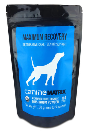 Canine Matrix MRM Recovery Mushroom Supplement