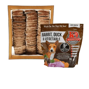 K-9 Kraving Rabbit, Duck & Vegetable Frozen Raw Dog Food