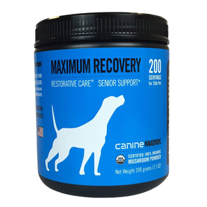 Canine Matrix MRM Recovery Mushroom Supplement