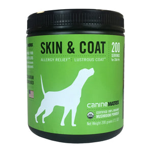 Canine Mushroom Matrix Skin & Coat Mushroom Supplement