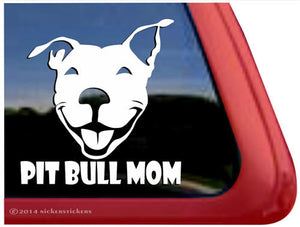 Nicker Sticker Pit Bull Mom