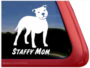 Nicker Sticker Staffy Mom