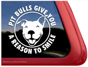 Nicker Sticker Pit Bulls Give You A Reason to Smile