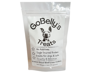 GoBelly’s Freeze Dried Beef Liver Cubes 2.5oz
