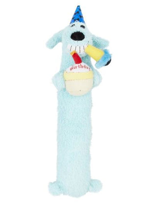 MultiPet Loofa Birthday Squeaky Plush Dog Toy 12 inch