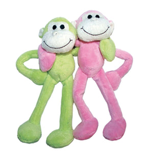 PetFlys Plush Toy Pastel Monkey 2pk