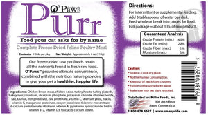 Oma's Pride / O'Paws Purr Complete Feline Poultry Meal 9-Pack