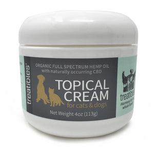 Treatibles Organic Broad Spectrum CBD / Hemp Oil Topical Cream